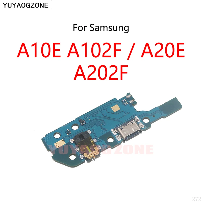 10 шт./партия для Samsung Galaxy A10E A102F A20E A202F USB-коннектор док-станции для зарядки разъем гибкий кабель Модуль зарядной платы