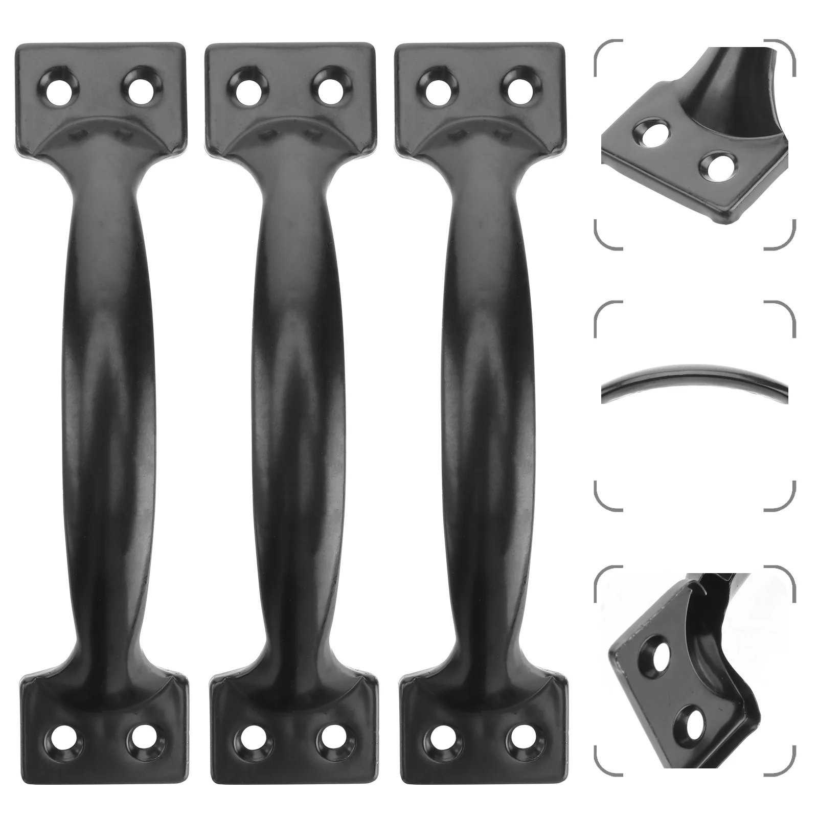 

Handles Door Cabinethandlegate Black Kitchendrawer Metal Wooden Furniture Industrial Shed Bardresser Style Screencupboard Garden