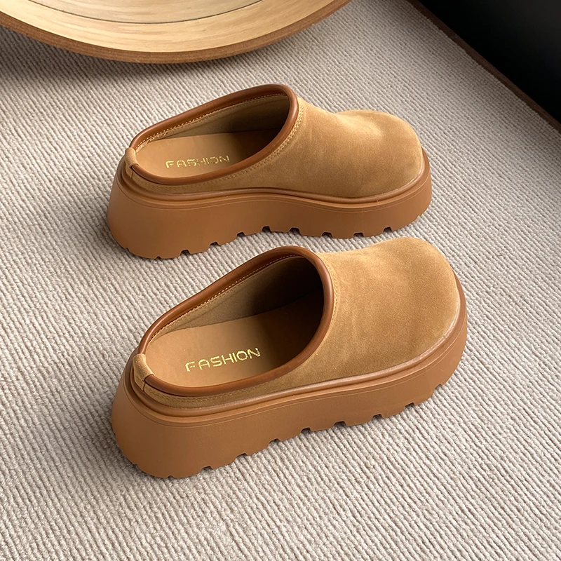 CRLAYDK/женские туфли-лодочки на платформе и каблуке повседневная обувь без