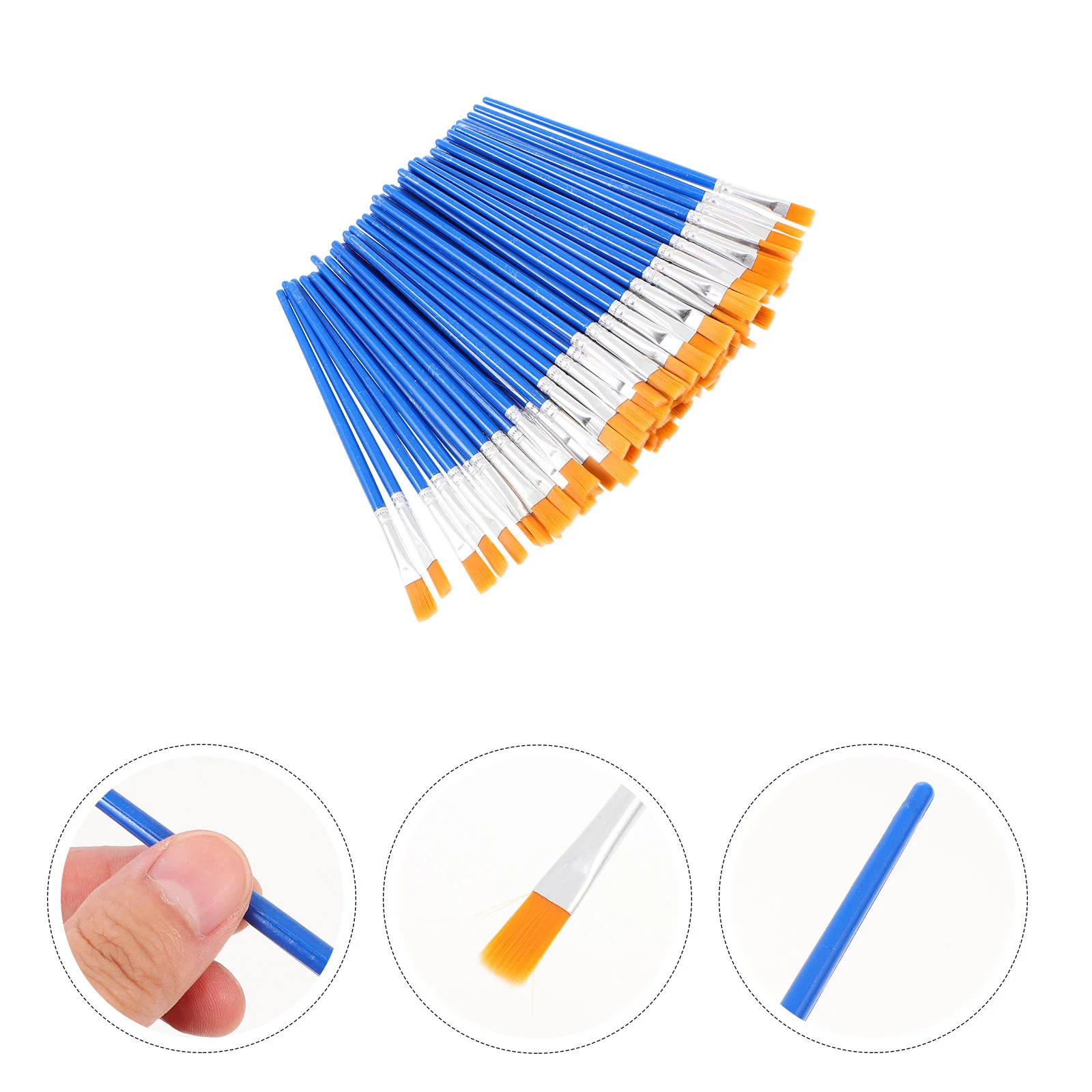 

200Pcs Brush Household Watercolor Brush Professional Painting Brush Painting Accessory for school Painting Drawing