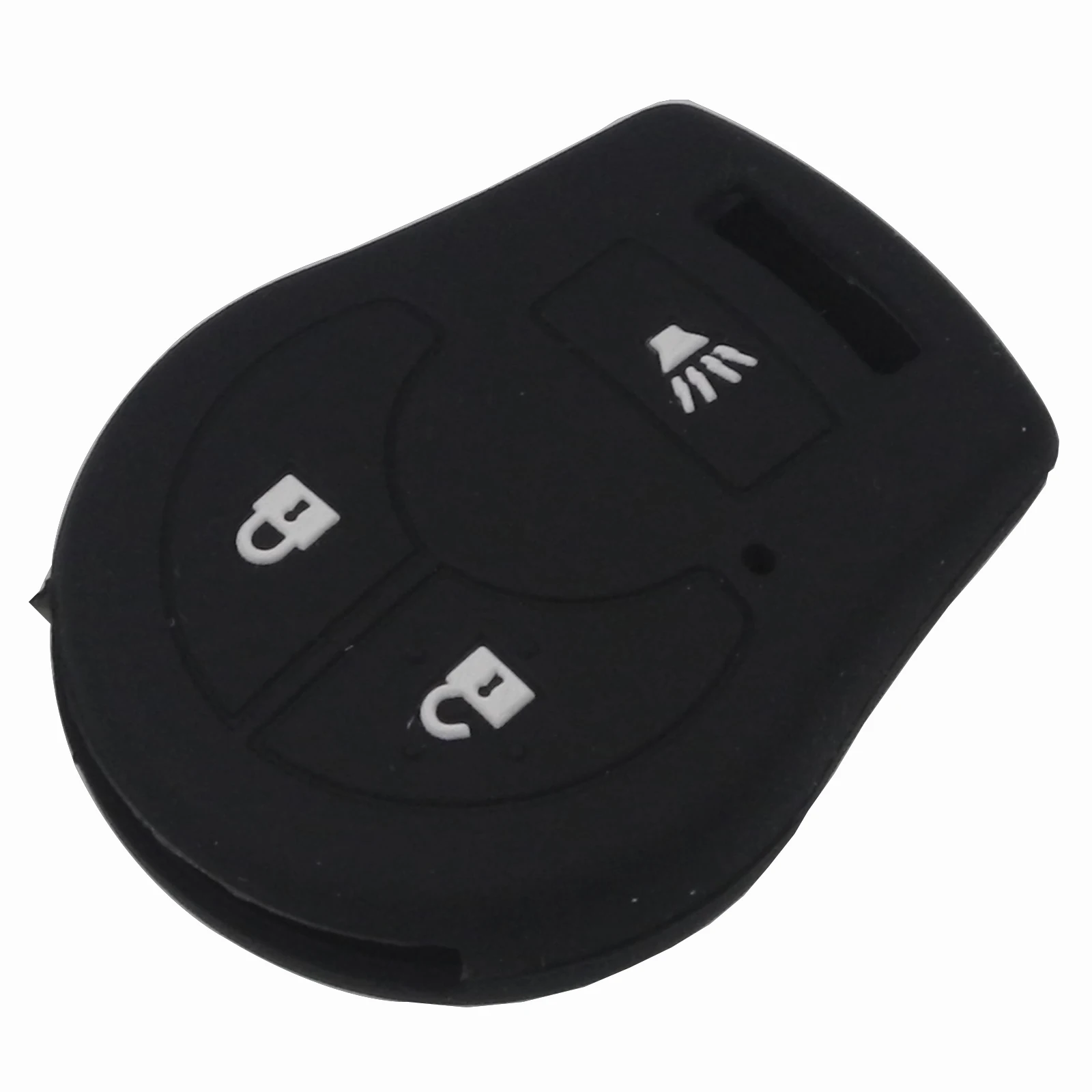 

Jingyuqin силиконовый мягкий резиновый чехол для автомобильного ключа для Nissan Juke Micra Qashqai March Tiida 2/3/4 кнопочный держатель для автомобильного ключа