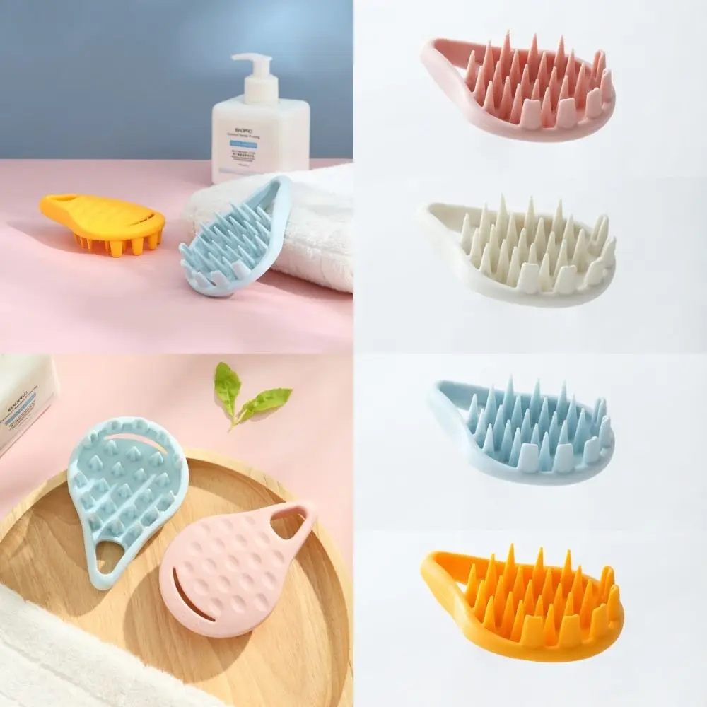Массажная щетка для влажного и сухого использования снятия пены гребень мытья