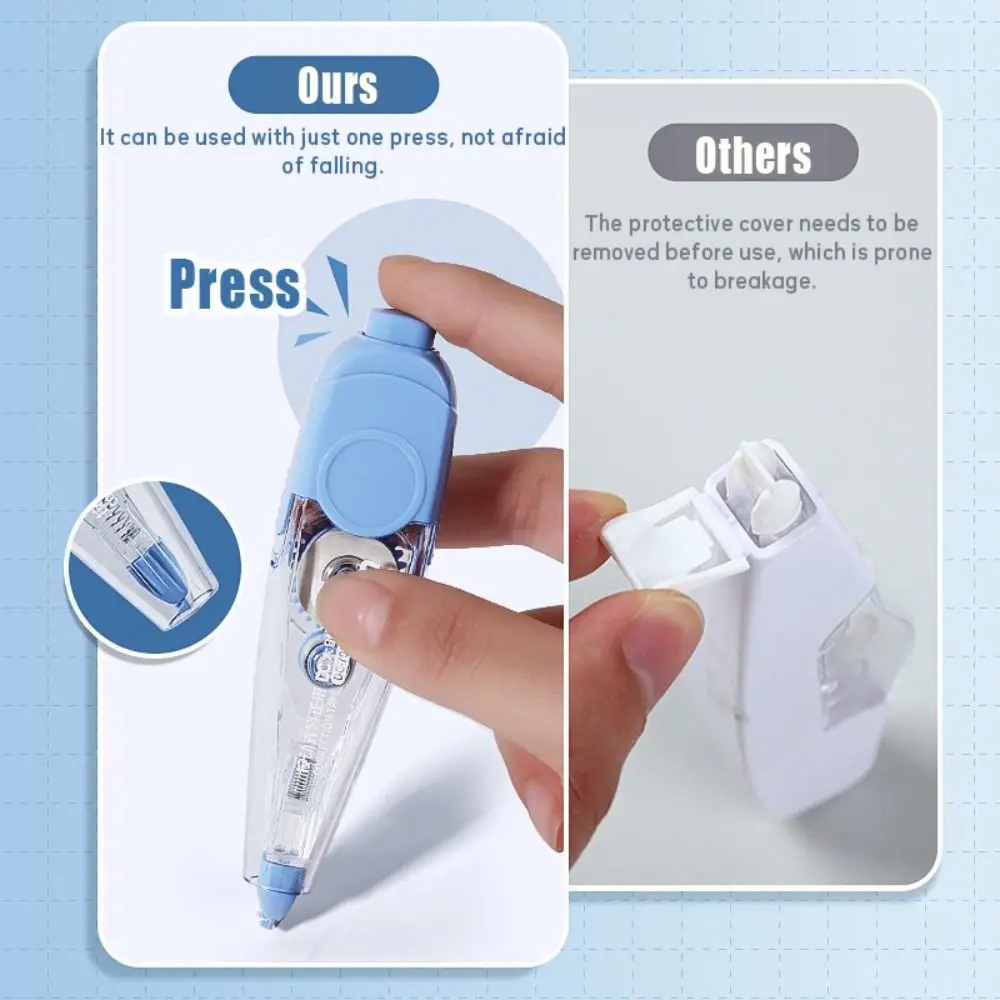 Портативная корректирующая лента пресс-типа 6 м большая емкость сменный