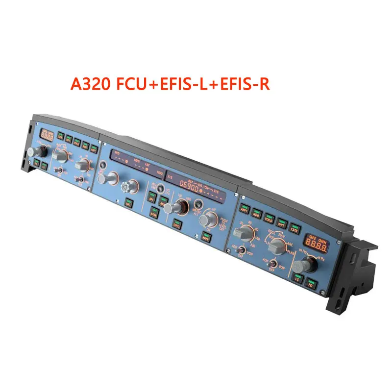 Фото WINWING A320 FCU EFIS-R/EFIS-L Полноразмерный блок EFIS, панель управления полетом для симулятора полетов X-Plane MSFS2020 №1