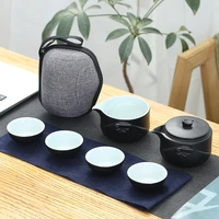 portable travel teaware sets ceramics creative simple vintage chinese afternoon teaware sets juego de te kitchen teaware