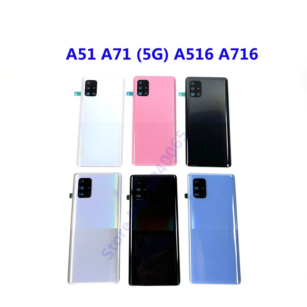 

Original For SAMSUNG Galaxy A51 A71 5G A516 A716 SM-A516B/DS SM-A716F/DSN SM-A516N Phone Housing Battery Back Cover Rear Door