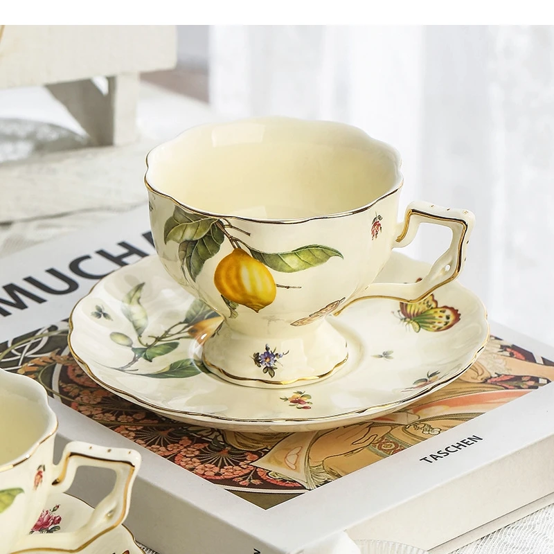 Винтажная кофейная кружка в европейском стиле набор для послеобеденного чая