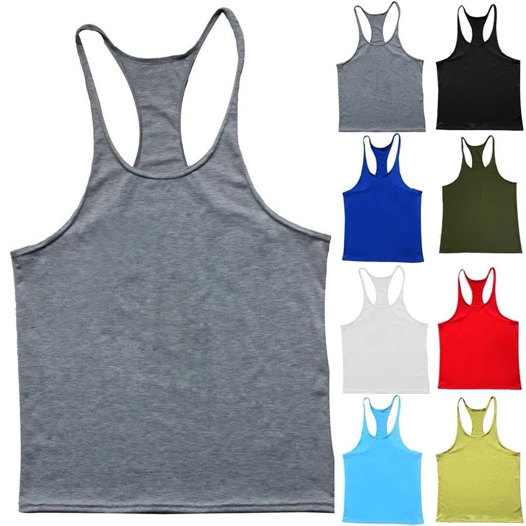 

Fashion Vest Men Summer Casual Sport Sleeveless Shirt Tee Top Vest Tank Leisure Comfortable trends personalit 2022 New Tank Top