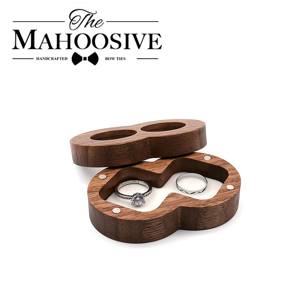 Чехол для ювелирных изделий из массива дерева чехол кольца сережек браслета