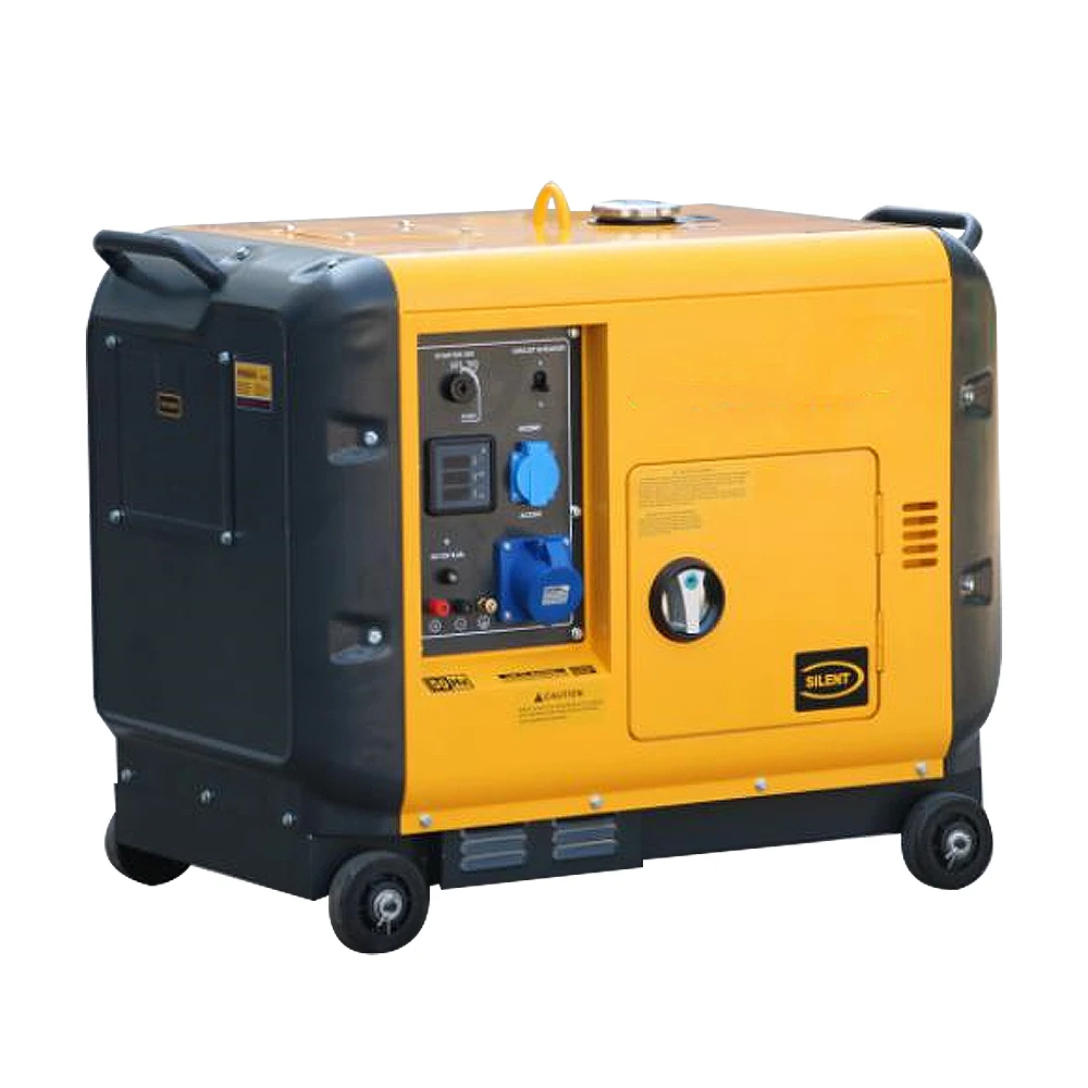 Портативный двухфазный Бесшумный Генератор переменного тока 5 кВт 6 7 8 10