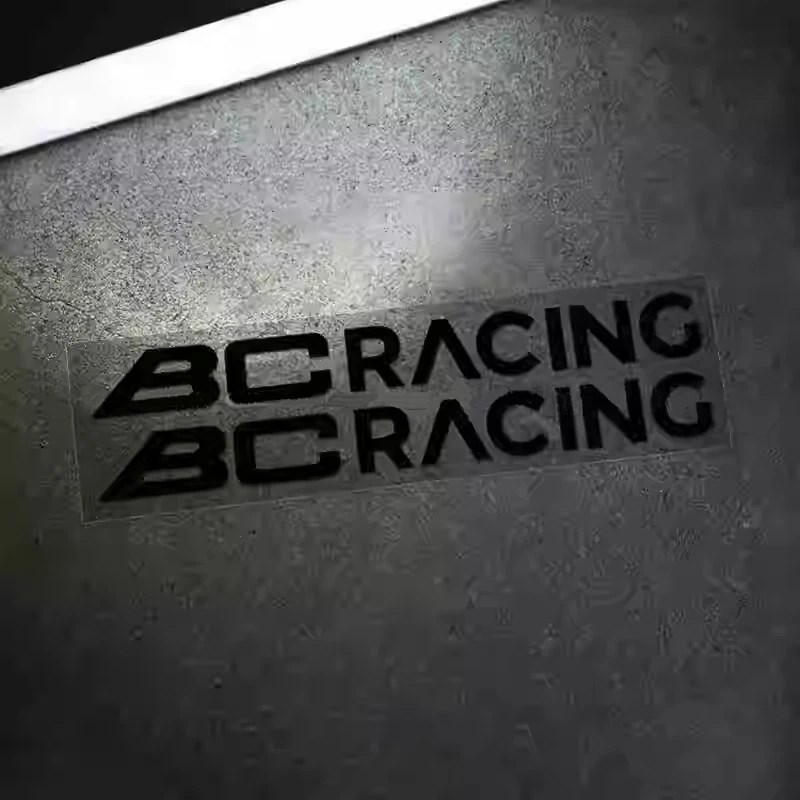 

2x автомобильная наклейка, виниловая наклейка для BC RACING, амортизатор, вешалка, спонсор подвески, модифицированная наклейка, авто графика
