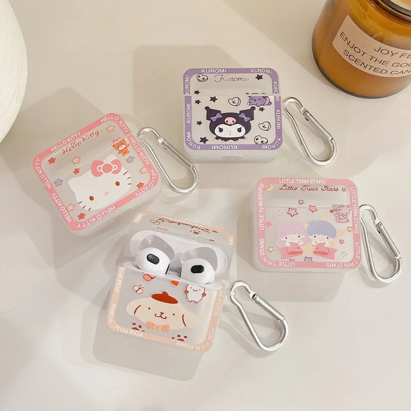 

Cartoon Cat Dog Translucent AirPods 3 Case Apple AirPods 2 Case Cover AirPods Pro Case IPhone Earphone Accessories Air Pod Case