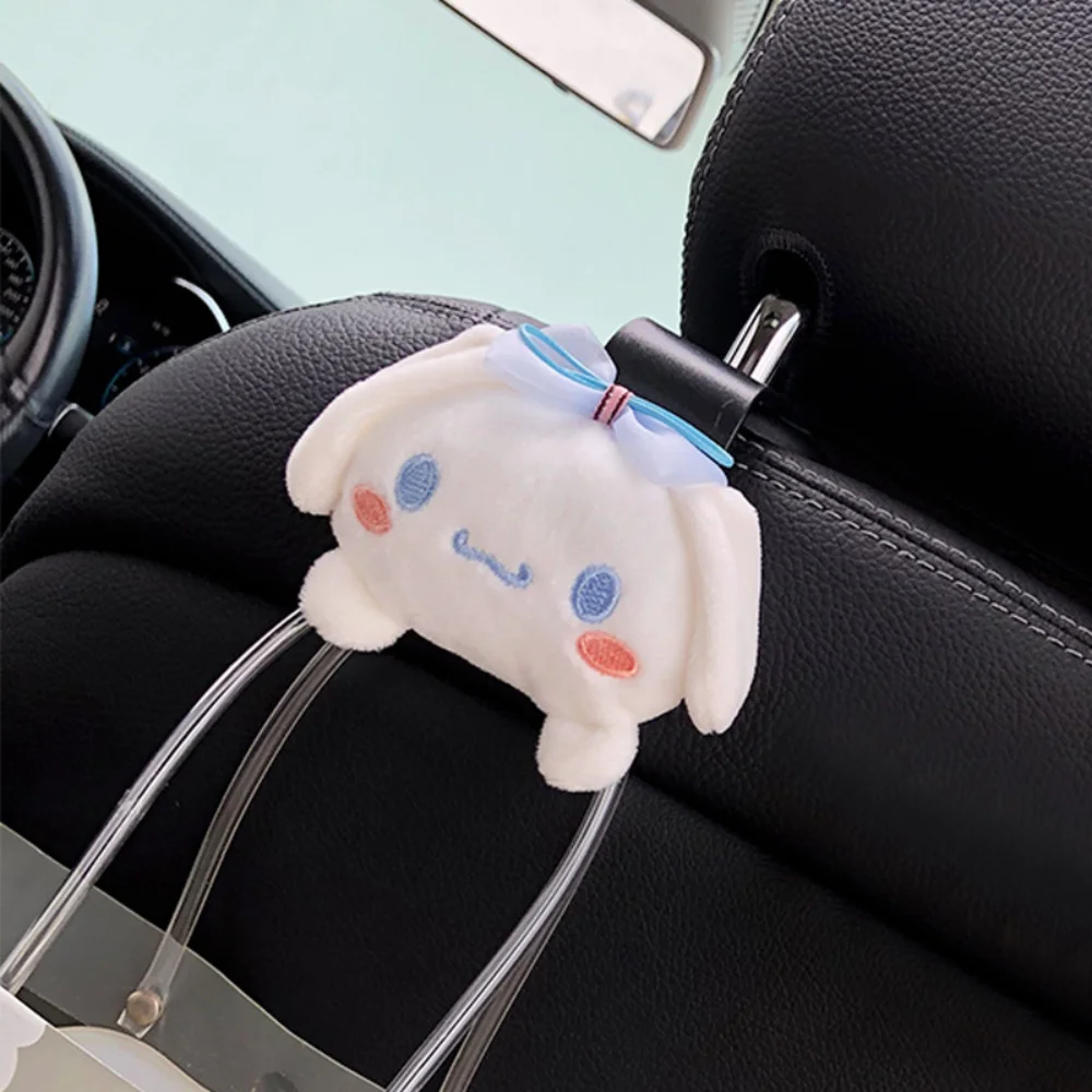 

Anime Sanrio Universal Car Seat Back Hook Kawaii Kuromi Car Interior Accessories Hanger Storage Hook for Bag Purse Cloth Grocery