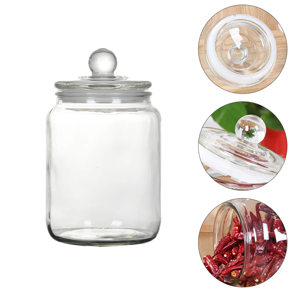 

1pc Multifunctional Storage Can Grain Sealing Can Grain Container (Transparent)