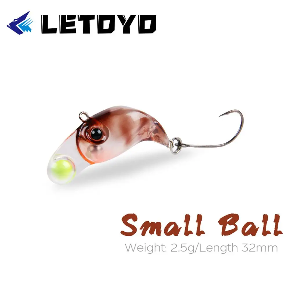 

3,2 см 2,5 г погремушка кренкбейт ВИБ гольян жесткая приманка рыболовная приманка острый крючок
