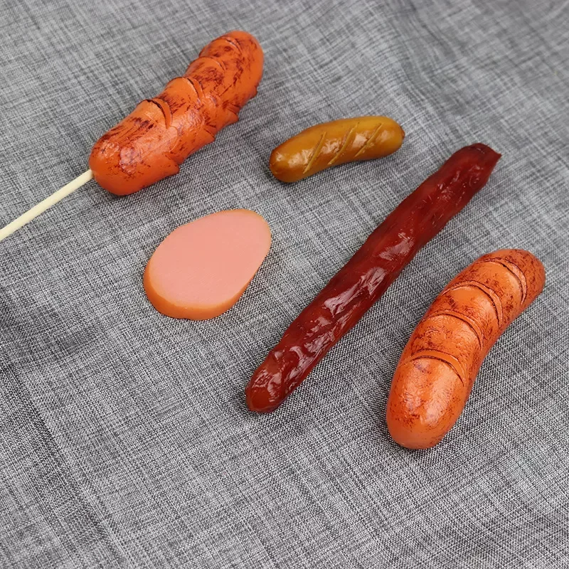 

Artificial Foods PVC Simulation Sausage Hotdog Props Food Decorative Toys Food Model