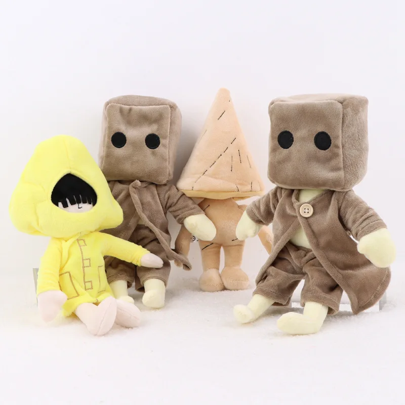 

30CM Little Nightmares Plush Toys Game Cartoon Figure Six Nomes Soft Stuffed Dolls Kids Birthday Christmas Gifts Peluche Pillow