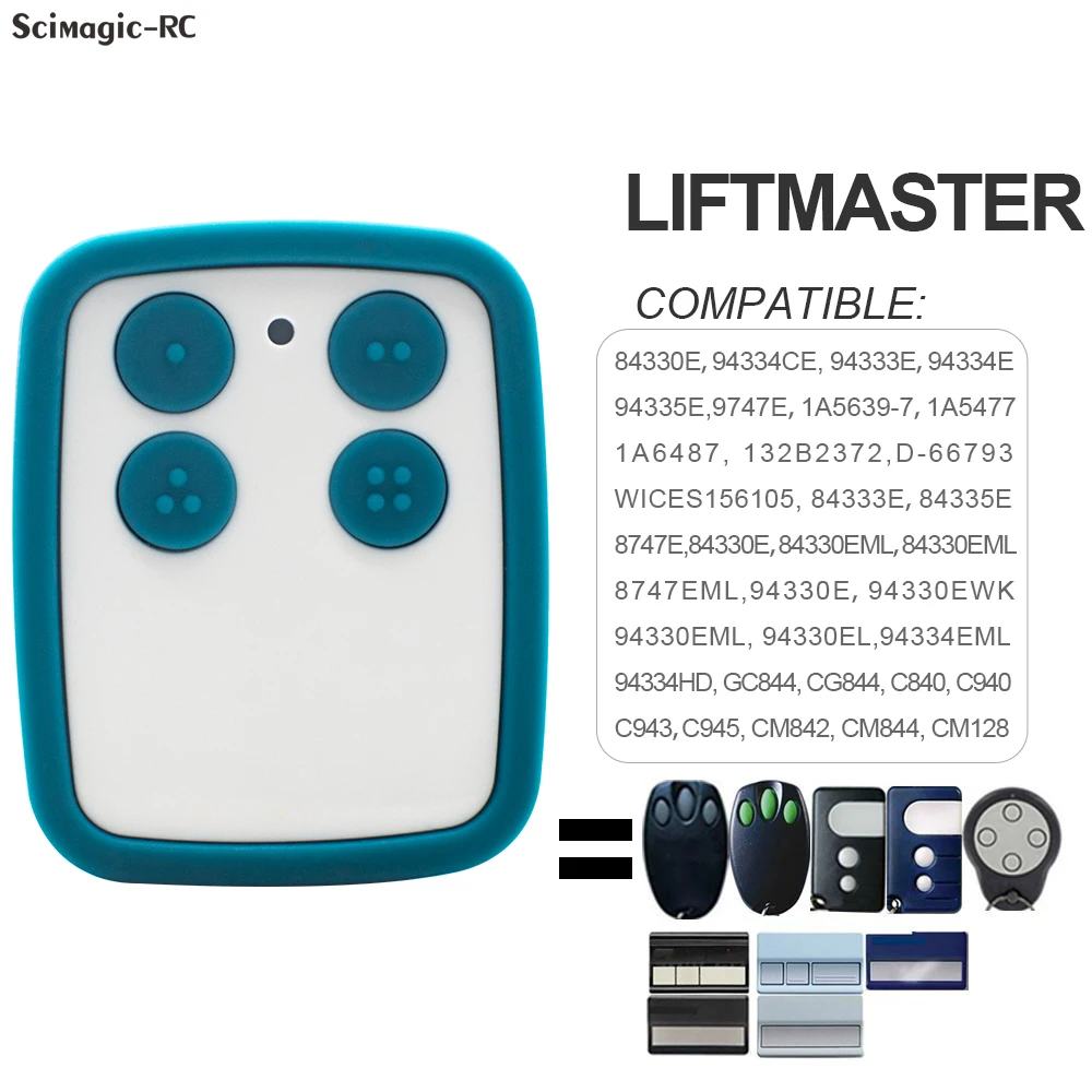 

Chamberlain Liftmaster Motorlift 84330E 94334CE 94333E 94334E 94335E 433.92MHz LiftMaster дистанционного управления гаражные открыватели дверей