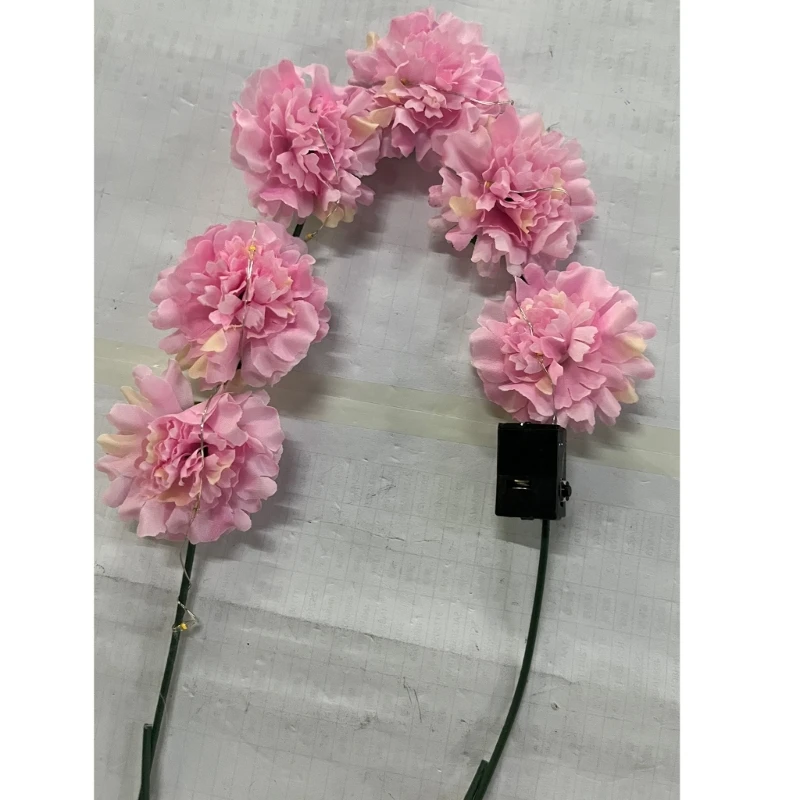 

Led Flower Headband Light up Floral Crowns Glowing Flower Crowns Luminous Led Floral Crowns Light Up Headband for Drop shipping