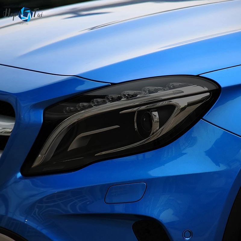 

2 Pcs Car Headlight Protective Film Smoked Black TPU Sticker For Mercedes Benz GLA GLC GLE GLS V G GLK GLB Class AMG Accessories