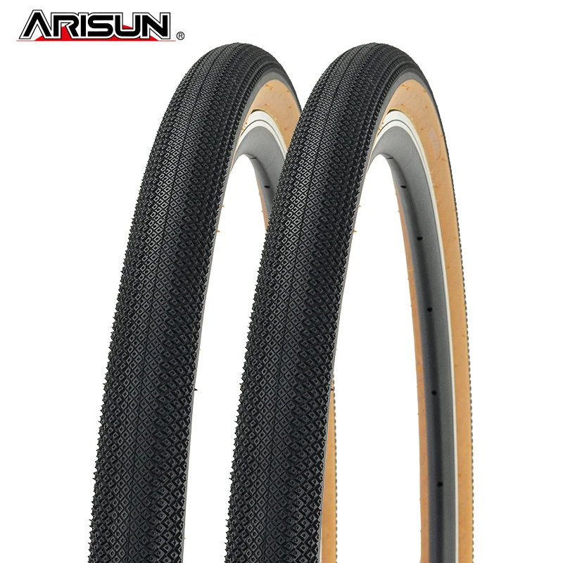 

1pc CHAOYANG ARISUN 700×35/40C Road Bike Tire 60TPI/30TPI Brown Edge Gravel Tire Vintage Puncture Resistant Steel Wired Tire