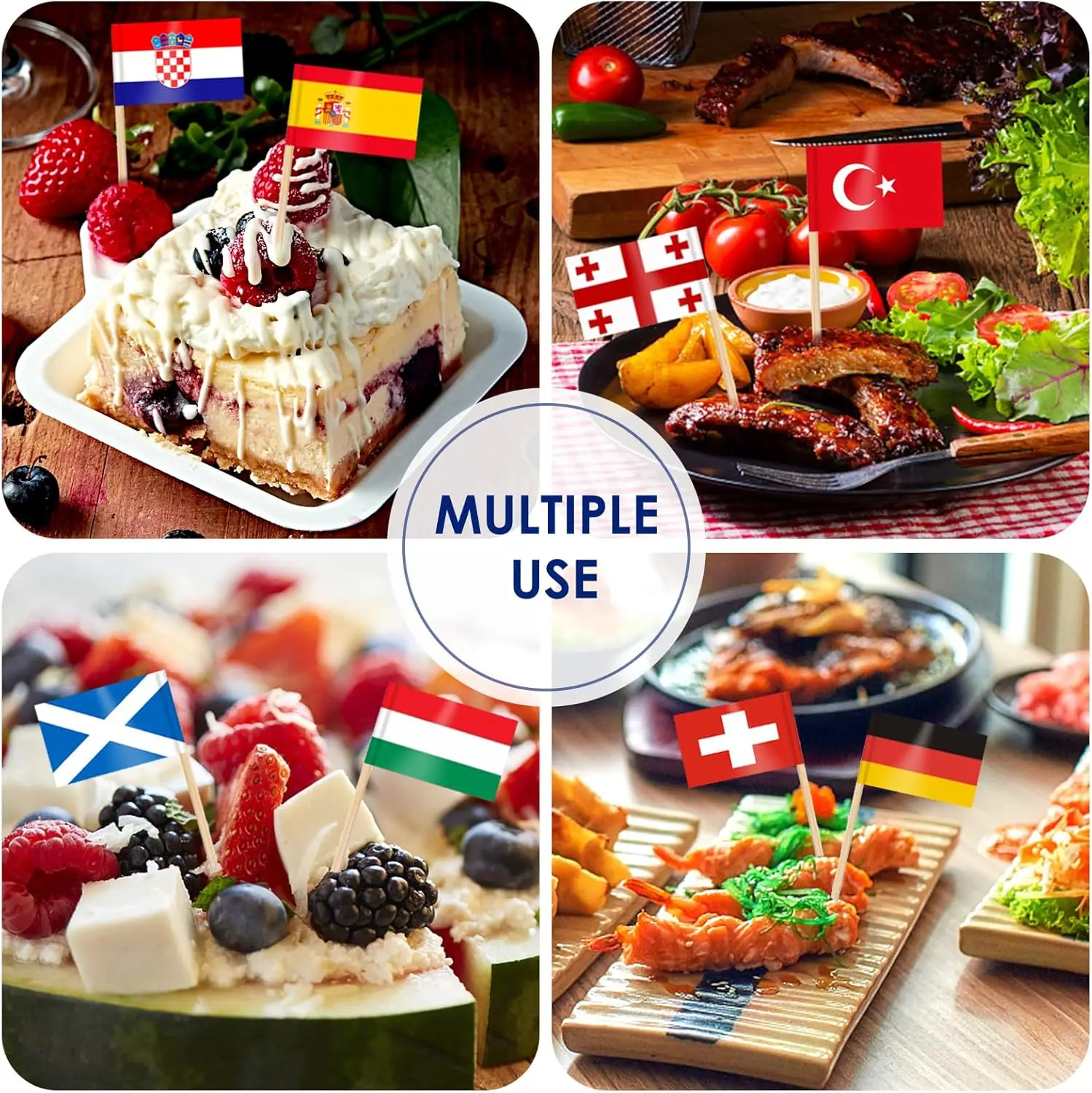 100 шт. 10 флажеров для зубочисток мини-флаг топперы кексов флаги разных стран выбор