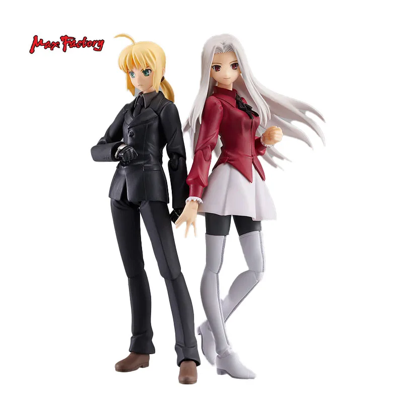 In Stock Original Max Factory Figma Irisviel Von Einzbern Altria Pendragon Fate/Zero Remix Animation Character Model Action Toys