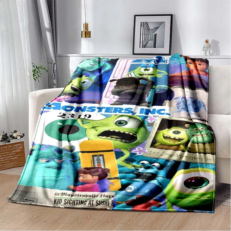 Disney Monsters Inc. Одеяло с героями мультфильмов дорожное одеяло для пикника детские