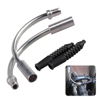 2 sets outdoor bicycle parts mtb mountain bike hose brake v brake noodles pipe sleeves protector cable guide bend tube