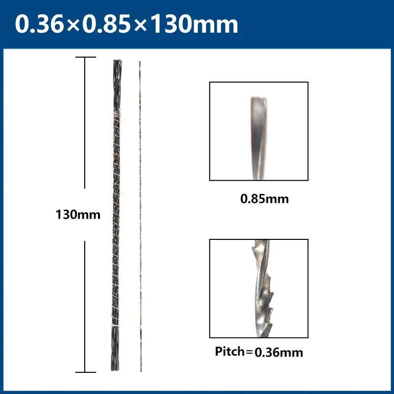 Набор спиральных пил XCAN для резки металла и камня 130 мм
