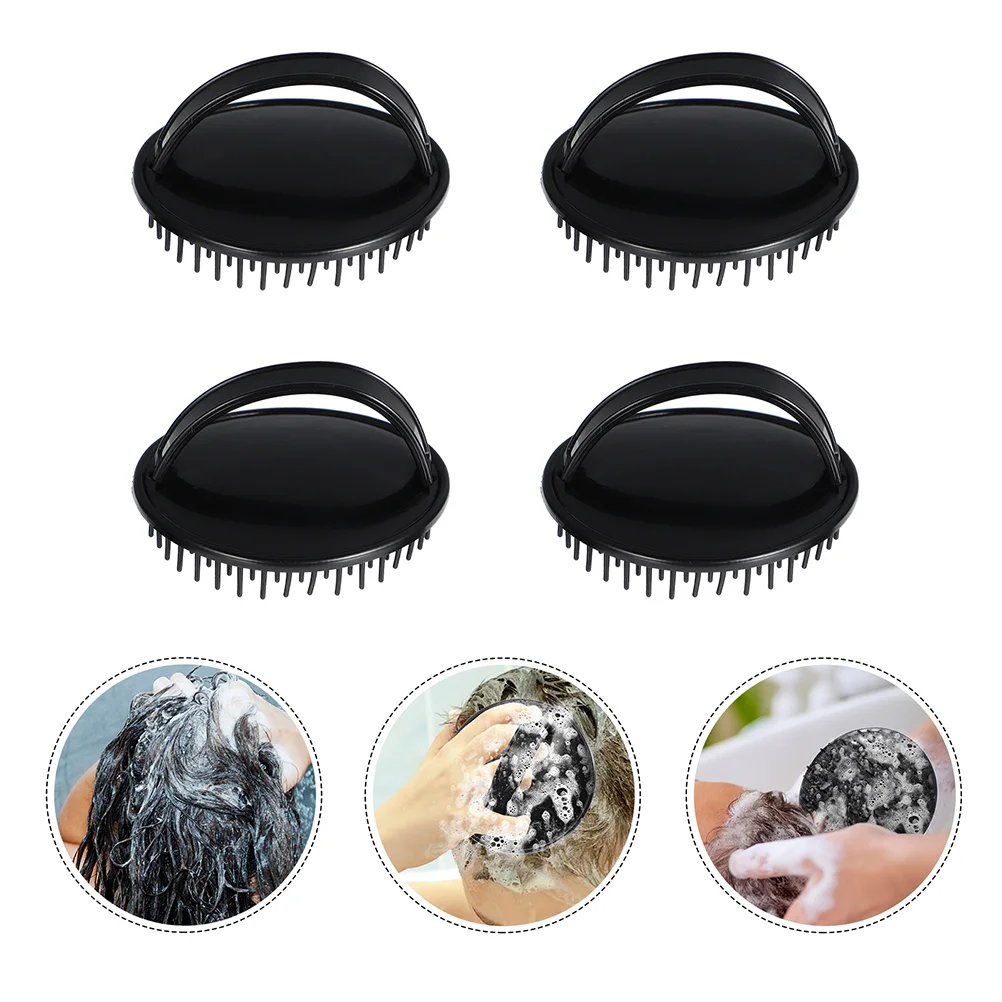 

4Pcs Shampoo Brushes Chic Fine Nice Hairdressing Combs Shower Brushes Combs