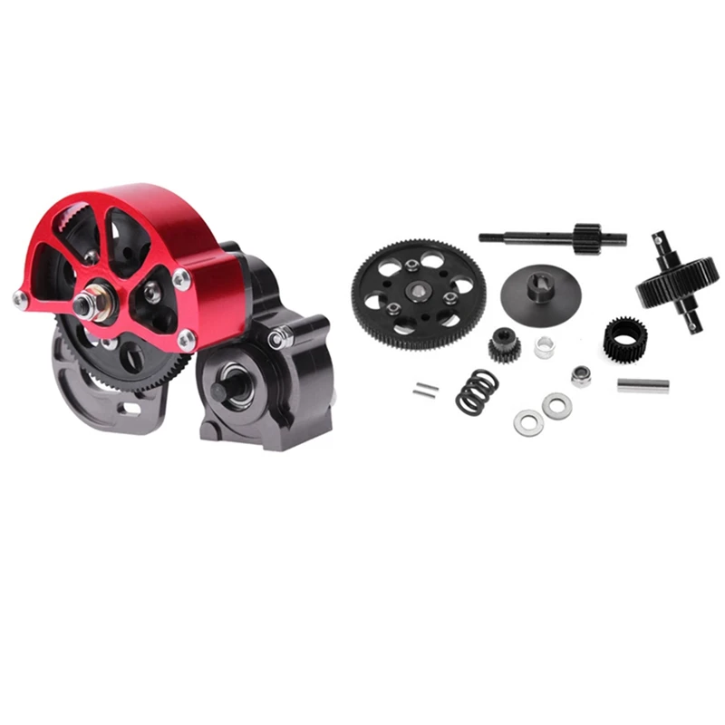 

Прямой комплект шестеренок с передачей HD-привода, с полностью собранной коробкой передач, для радиоуправляемого гусеничного автомобиля Axial...