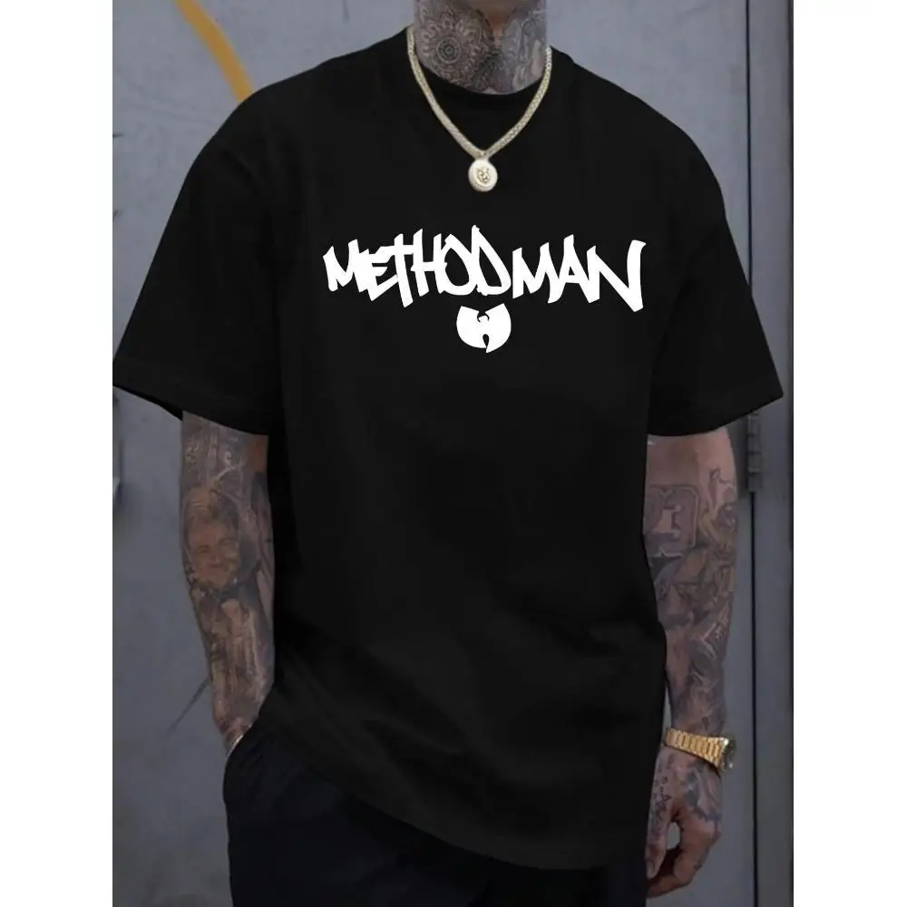 Фото CLOOCL Methodman узор хлопковые футболки мужские летние повседневные футболки с короткими рукавами №1