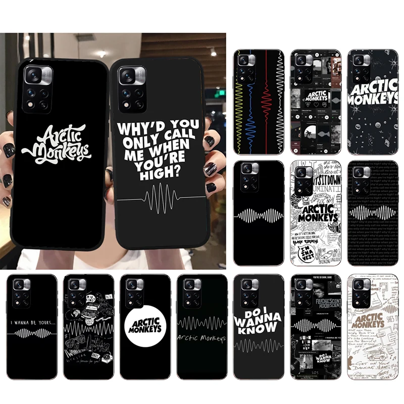 

Phone Case For Xiaomi Redmi Note 12Pro 11 11S 11T Pro 10 9Pro Note10S Redmi 10 9 10C 9C Arctic Monkeys Case