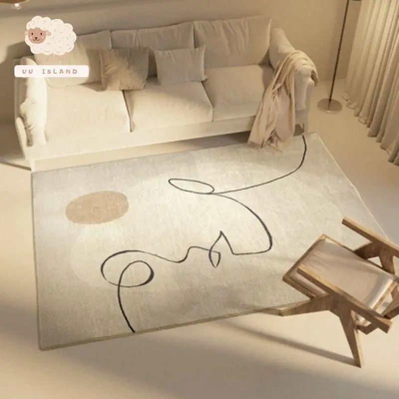 

Gray Fluffy Carpet For Living Room Aesthetic Plush Rug For Bedroom Nordic Lounge Rug Hairy Play Mat For Children Furry Floor Mat