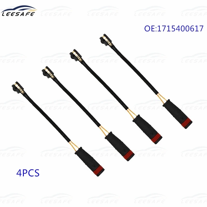 4 шт. 1715400617 передняя + Задняя Тормозная колодка сенсор для Mercedes Benz C209 A209 C219 W211 W221 C216 R230 R171 R197 OE NO 171 540 06 17