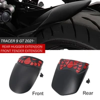 motorcycle accessories rear fender hugger extension for yamaha tracer9 tracer 9 tracer 9 gt 2021 front mudguard extender