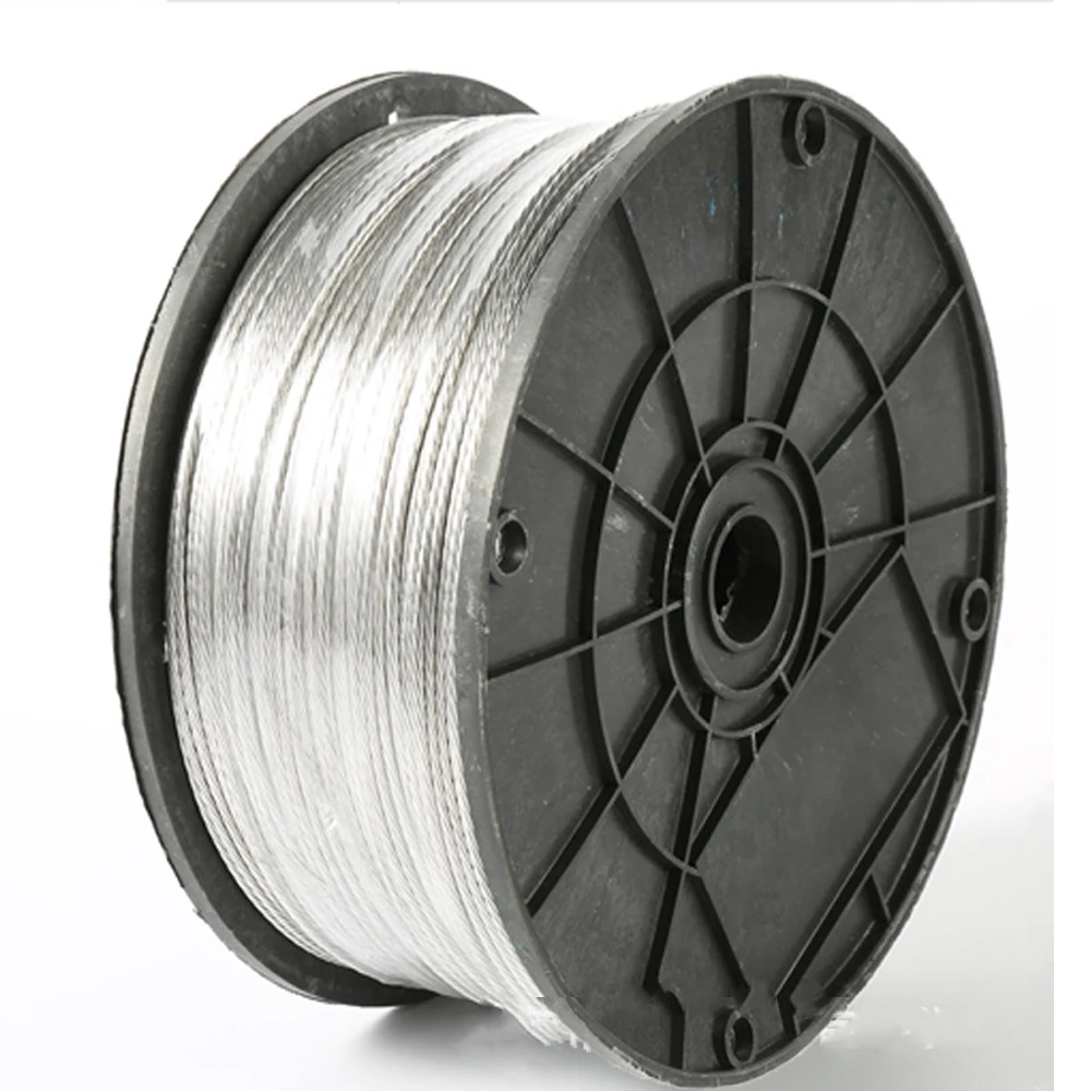 

100-500 м импульсный электронный забор аксессуары специальный провод из алюминиево-магниевого сплава 2,0 мм проводящая нить для фермерского за...