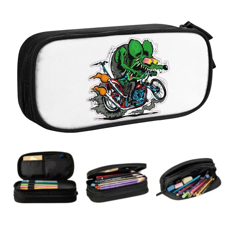 Cases For Girls Boys Big Capacity Cartoon Monster Pen Box Bag School Accessories