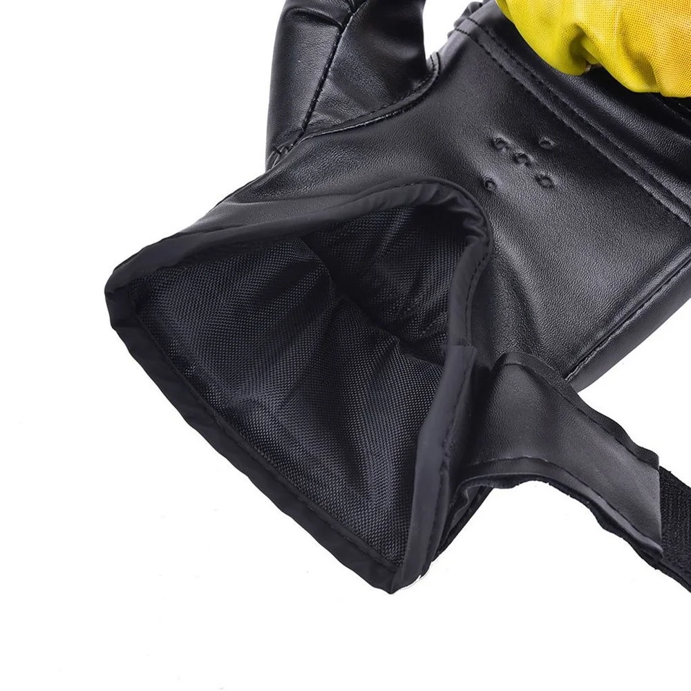 2pc Kids Children Boxing Gloves Professional Flame Mesh Breathable Train Glove Professional child Breathable Sparring mma Glove