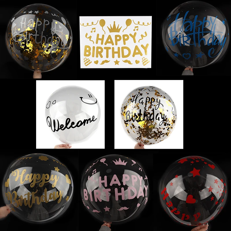 

1 шт., прозрачные воздушные шары «сделай сам»