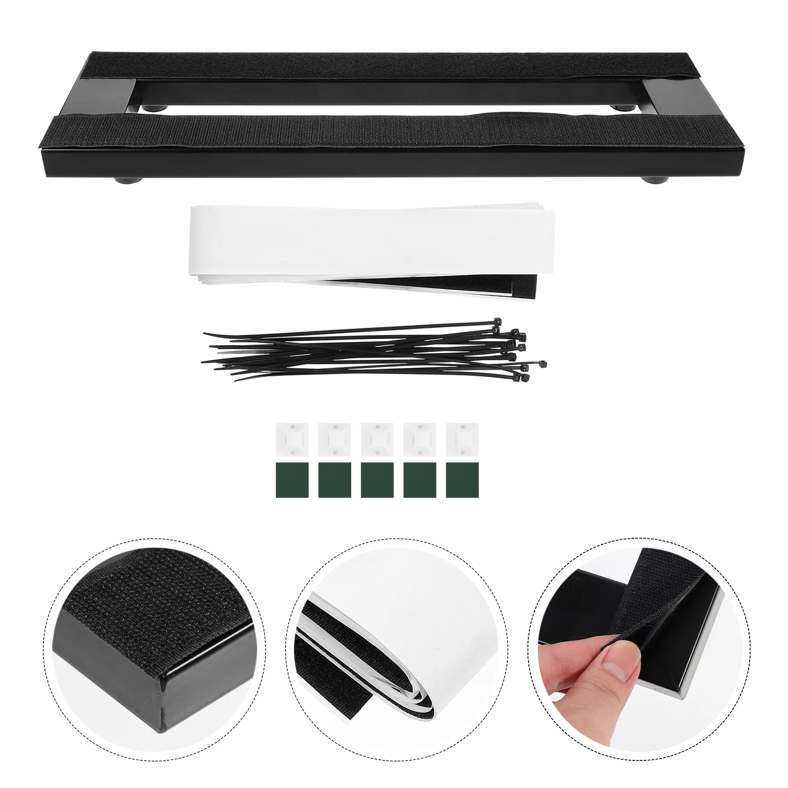 

1 Set of Electric Guitar Pedal Board Holder Board Set Electric Guitar Effector