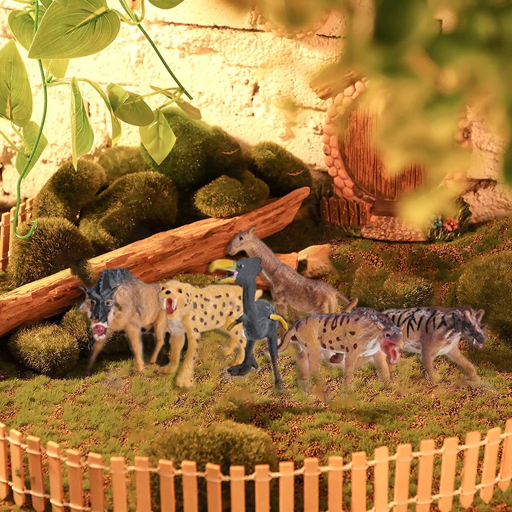 12 шт. искусственные животные в лесу |