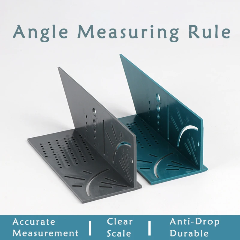 

Wood Working Ruler 3D Mitre Angle Measuring Bending Multifunctional Angle Measuring Gauge Square Size Measure Tool Setting Ruler