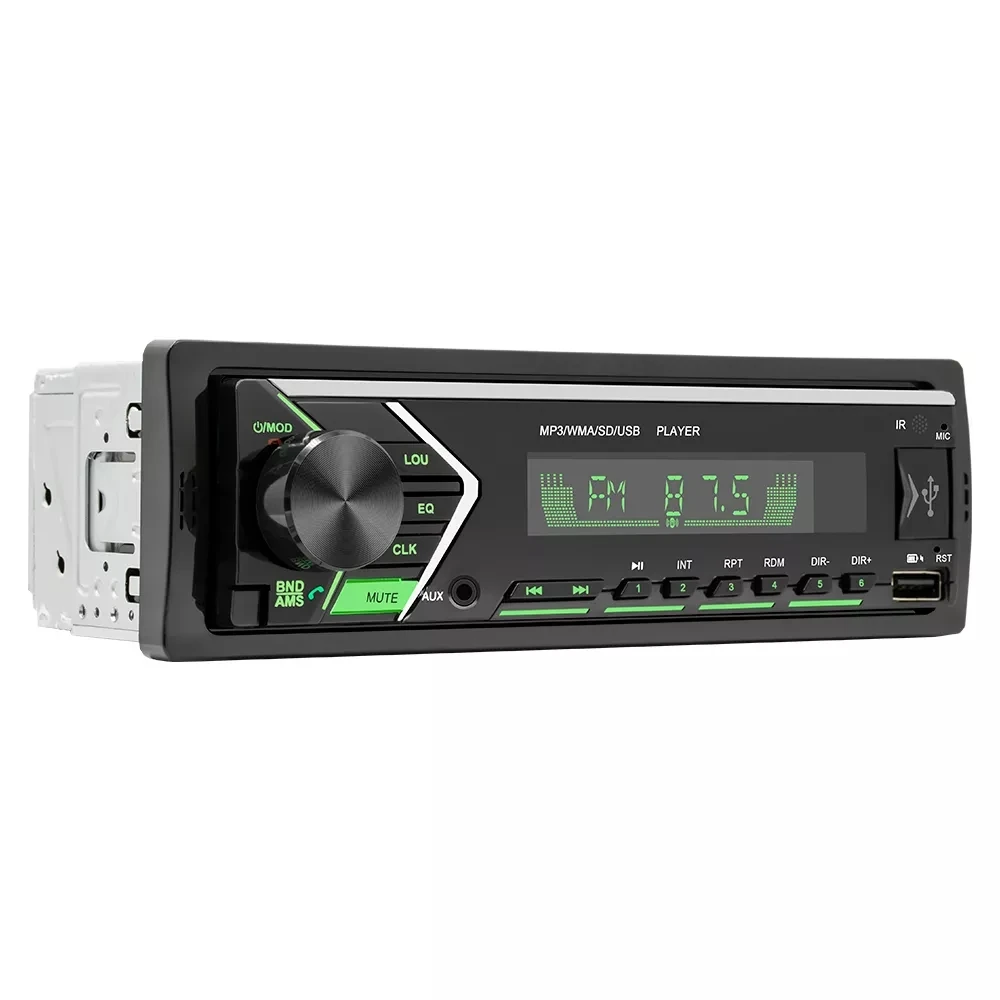 

Car Radio Stereo Player Digital Bluetooth Car MP3 Multimedia Player 60Wx4 FM Audio USB/SD with In Dash 12V AUX With Remote Contr