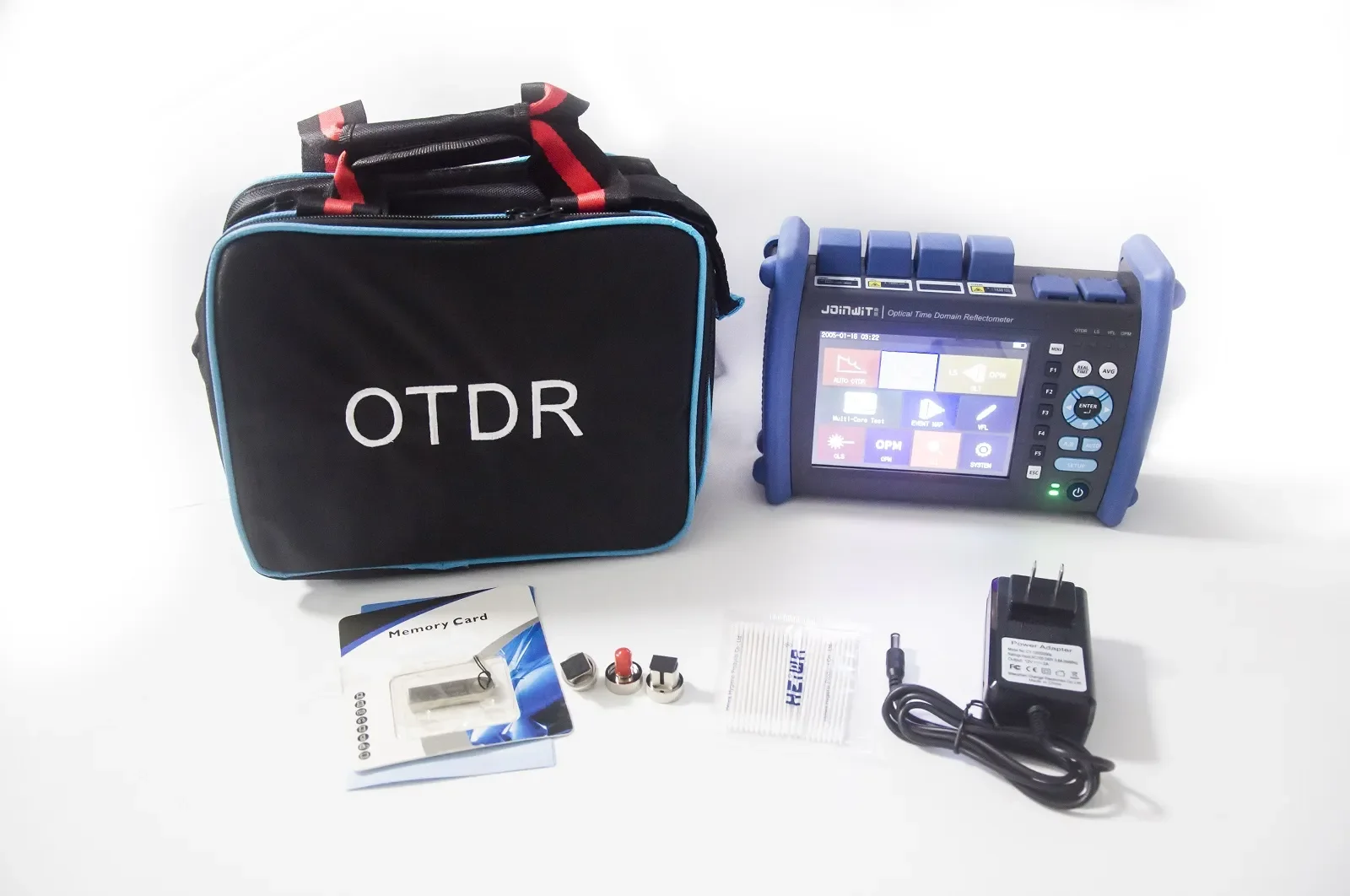 Оптоволоконный тестер JoinWit OTDR JW3302E 1310/1550 нм 32/30 дБ 100 км с функциями iolm VFL OLS |