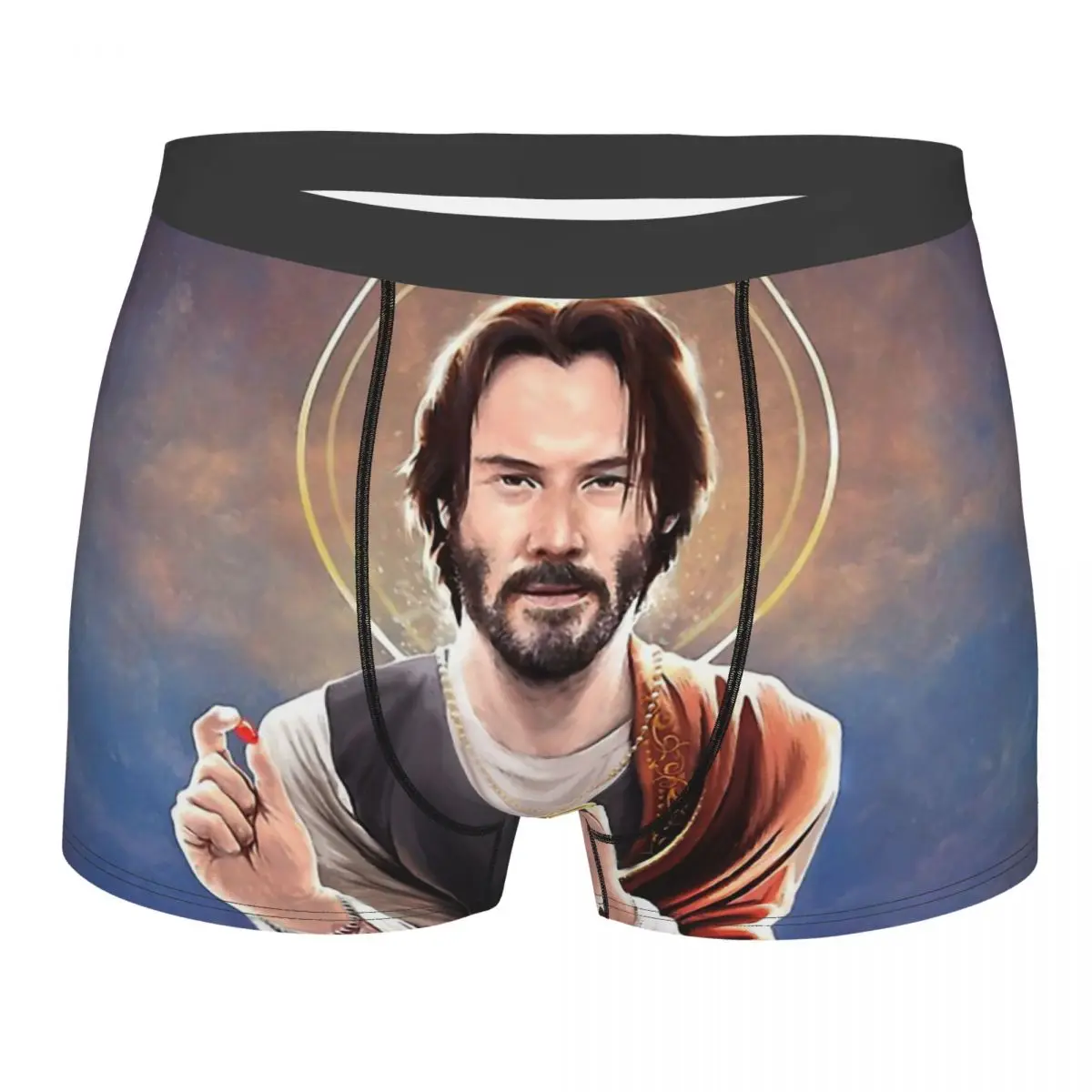 

Keanu Reeves Saint Keanu Of Reeves Underpants Cotton Panties Man Underwear Ventilate Shorts Boxer Briefs