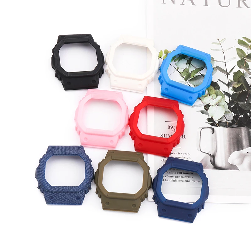 Resin strap case Suitable for Casio G-SHOCK DW5600 GW5610 G-5600E Men's and women's strap watch accessories