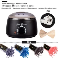 200ml electric mini wax melt heater machine 4 bags wax bean 10 wood stickers hair removal machine waxing kit calentador de cera