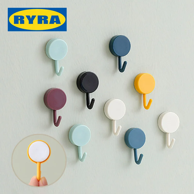 

10 шт., настенные крючки для ванной комнаты